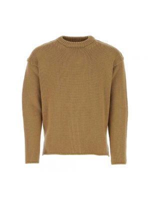 Sweter wełniany Ten C brązowy