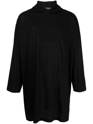 T-shirt à capuche Yohji Yamamoto noir
