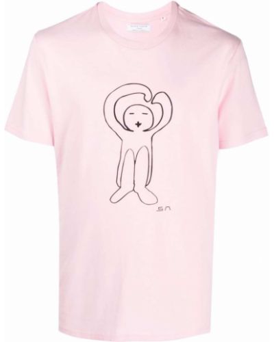 Camiseta con estampado Société Anonyme rosa