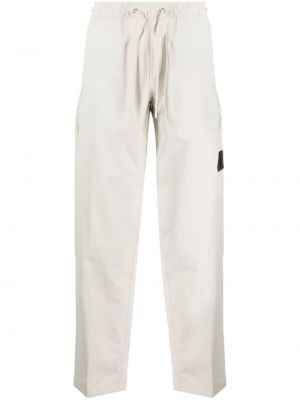 Pantalon cargo avec applique Calvin Klein blanc