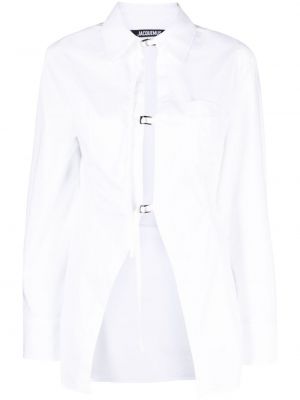 Camicia con fibbia Jacquemus bianco