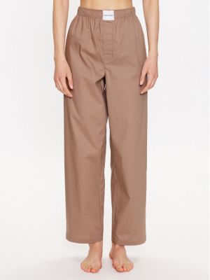 Spodnie Calvin Klein Underwear - beżowy