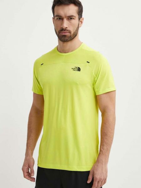 Koszulka z nadrukiem sportowa The North Face zielona