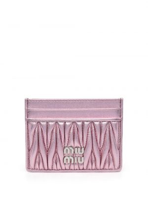 Lommebok Miu Miu rosa