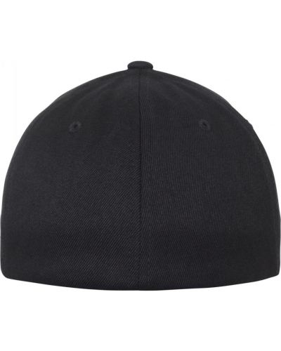 Вълнена шапка с козирки Flexfit черно