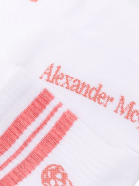 Ponožky Alexander Mcqueen bílé