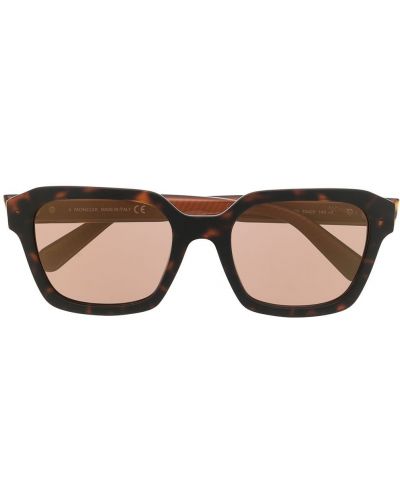 Gafas de sol con estampado geométrico Moncler Eyewear marrón