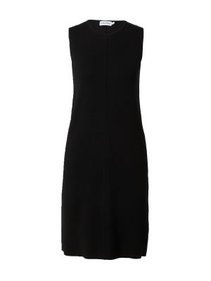 Pletena pletena haljina Calvin Klein crna