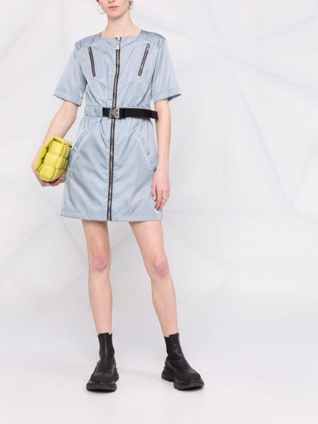 Mini šaty na zip Givenchy modré