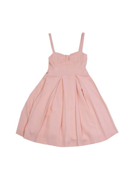 Sukienka mini z wiskozy Lardini różowa