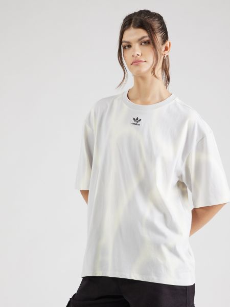 Pamut póló Adidas Originals szürke