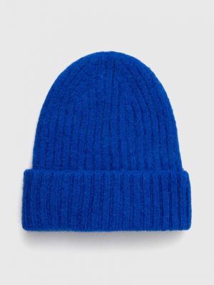 Вълнена шапка Answear Lab синьо