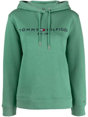 Brodert hettegenser Tommy Hilfiger grønn