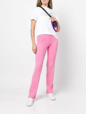 Pantalones rectos de algodón Cotton Citizen rosa