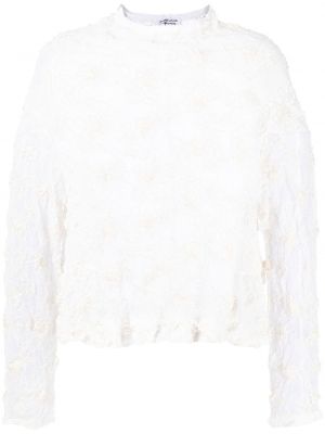 Bluză cu model floral transparente Comme Des Garçons Comme Des Garçons alb
