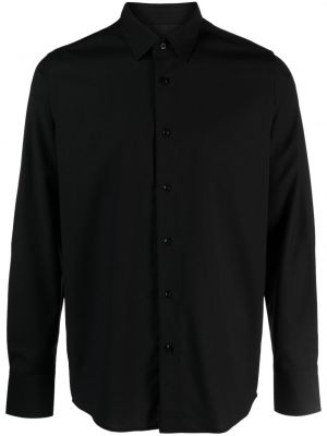 Krepová košeľa Low Brand čierna