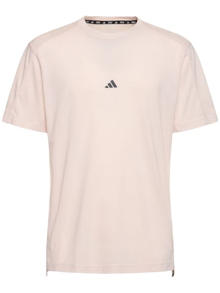 T-shirt avec manches courtes Adidas Performance rose
