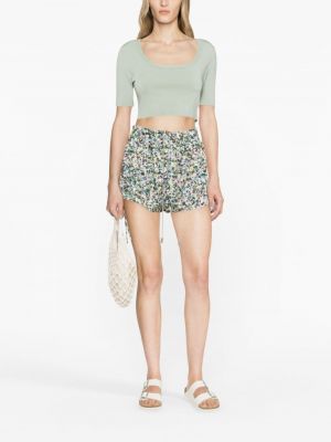 Shorts mit print Marant Etoile grün
