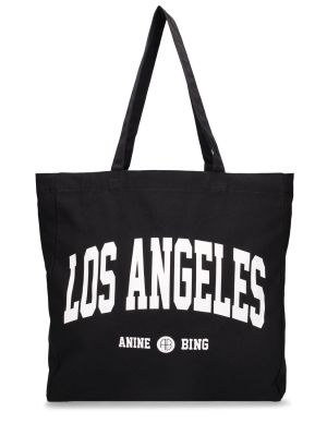 Nákupná taška Anine Bing čierna