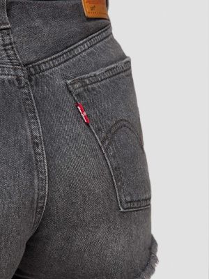 Серые джинсовые шорты с высокой талией Levi's®