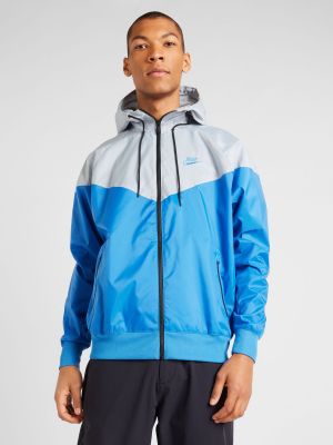 Prechodná bunda Nike Sportswear modrá