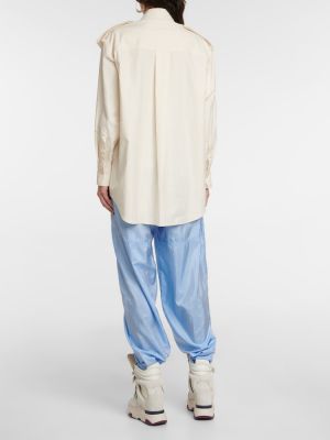 Bavlněná košile Isabel Marant bílá