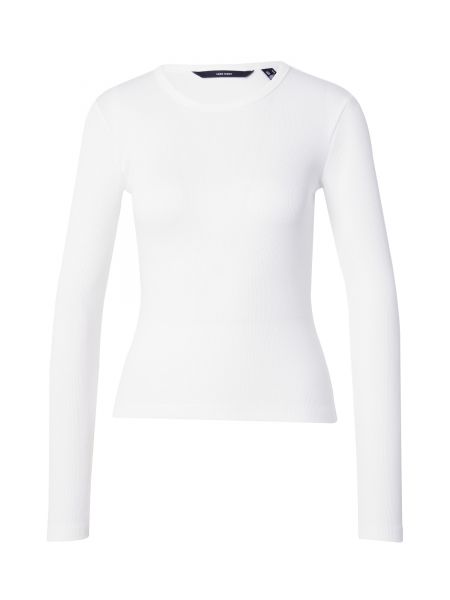 Marškinėliai ilgomis rankovėmis Vero Moda balta
