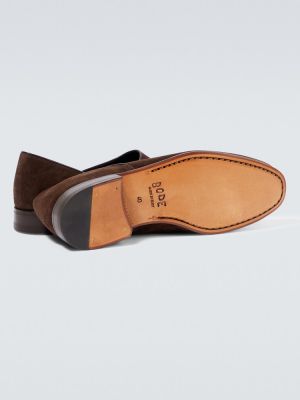 Pantofi loafer din piele de căprioară Bode maro