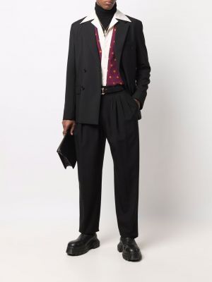 Pantalones Versace Pre-owned negro