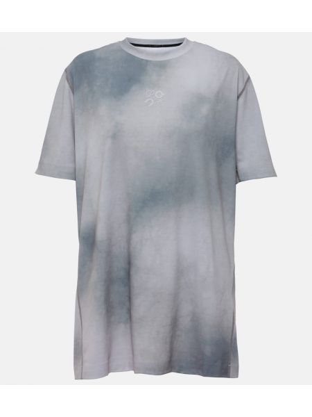 T-shirt in jersey tie-dye Loewe grigio