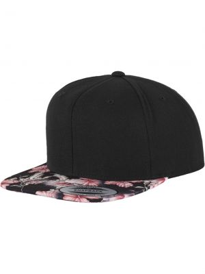 Gėlėtas kepurė Flexfit juoda
