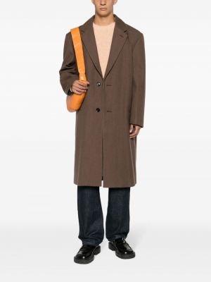 Vlněný kabát Lemaire hnědý
