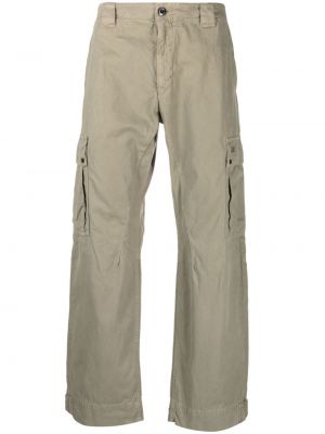 Pantaloni cargo din bumbac C.p. Company verde