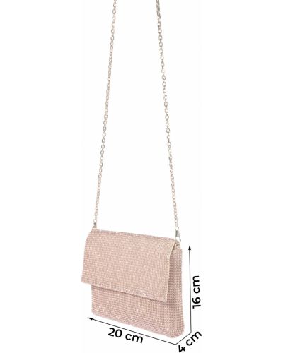 Чанта през рамо от розово злато Mascara розово