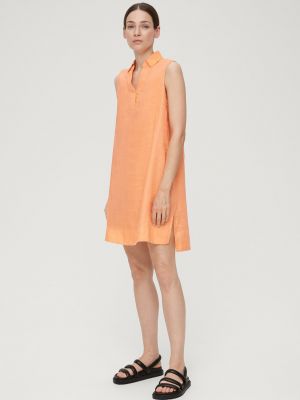 Платье-рубашка S.oliver оранжевое