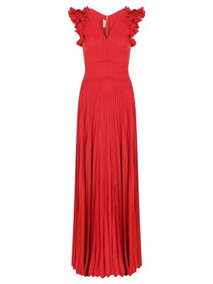 Вечернее платье из вискозы Elie Saab красное