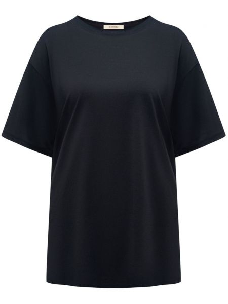 Šilkinis marškinėliai 12 Storeez juoda