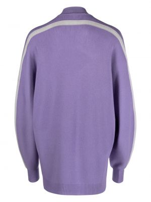 Woll pullover Homme Plissé Issey Miyake lila