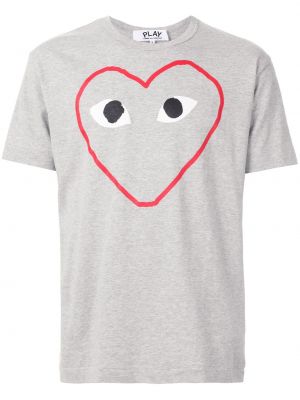 T-shirt Comme Des Garçons Play grå