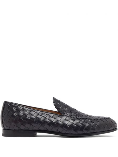 Leder loafers Scarosso schwarz