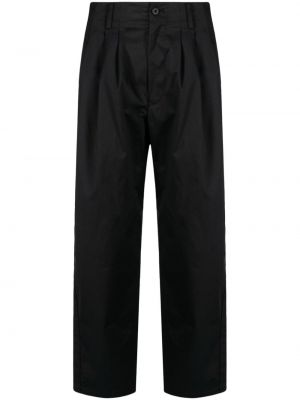 Πλισέ παντελόνι Yohji Yamamoto μαύρο