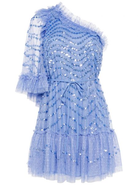 Mini šaty Needle & Thread modré