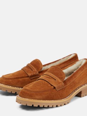 Seemisnahksed loafer-kingad Jimmy Choo pruun