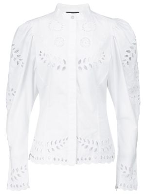 Blusa con bordado Isabel Marant blanco