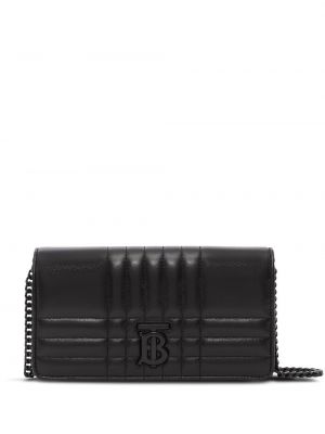 Sac bandoulière matelassé Burberry noir