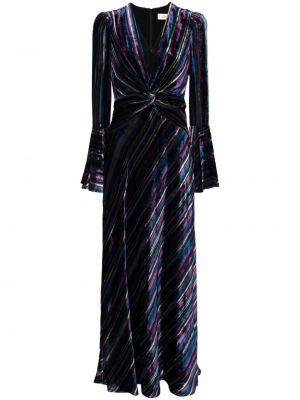 Sametové dlouhé šaty Dvf Diane Von Furstenberg