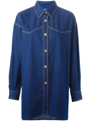Džínová košile Guy Laroche Pre-owned, modrá