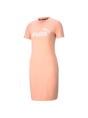 Slim fit šaty Puma růžové