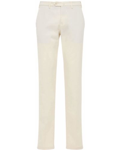 Bavlněné kalhoty Loro Piana bílé