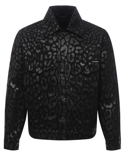 Джинсовая куртка Dolce & Gabbana, черная